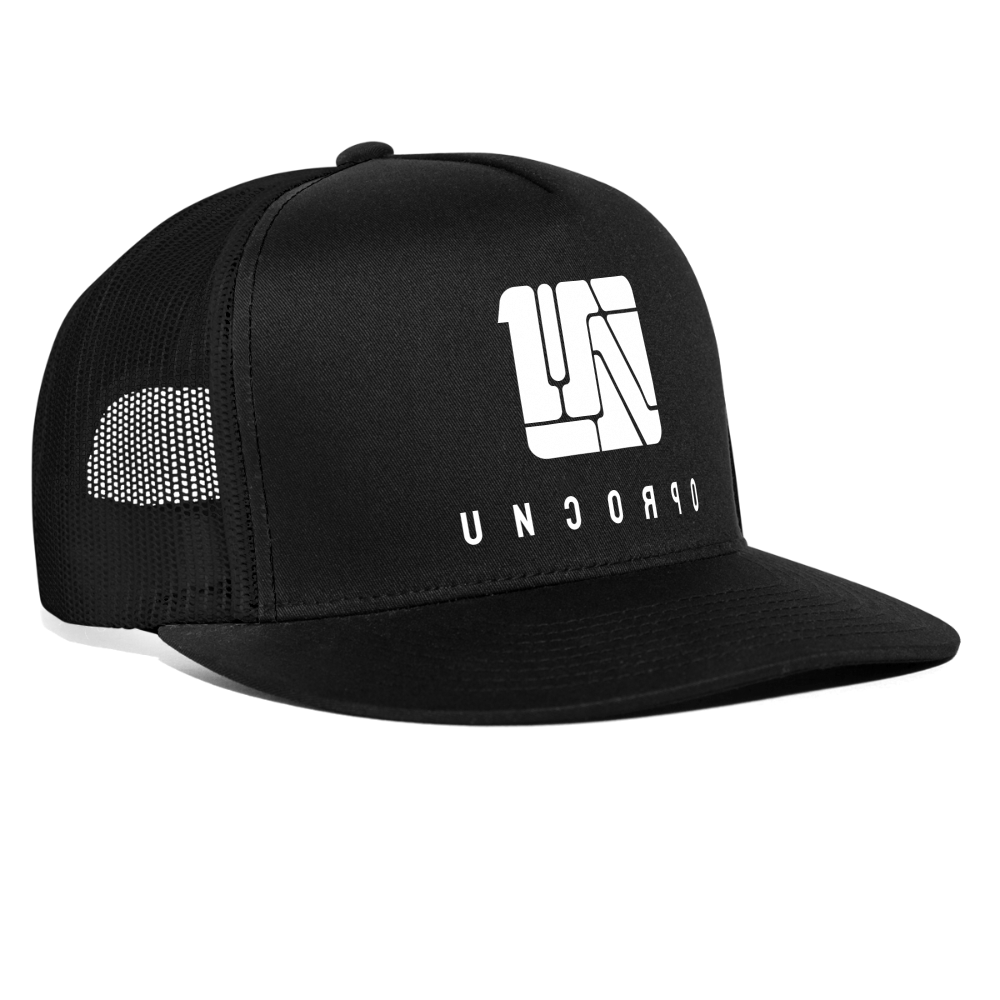 Uncorpo (Trucker Cap) - UncorpoBrand001 - black/black