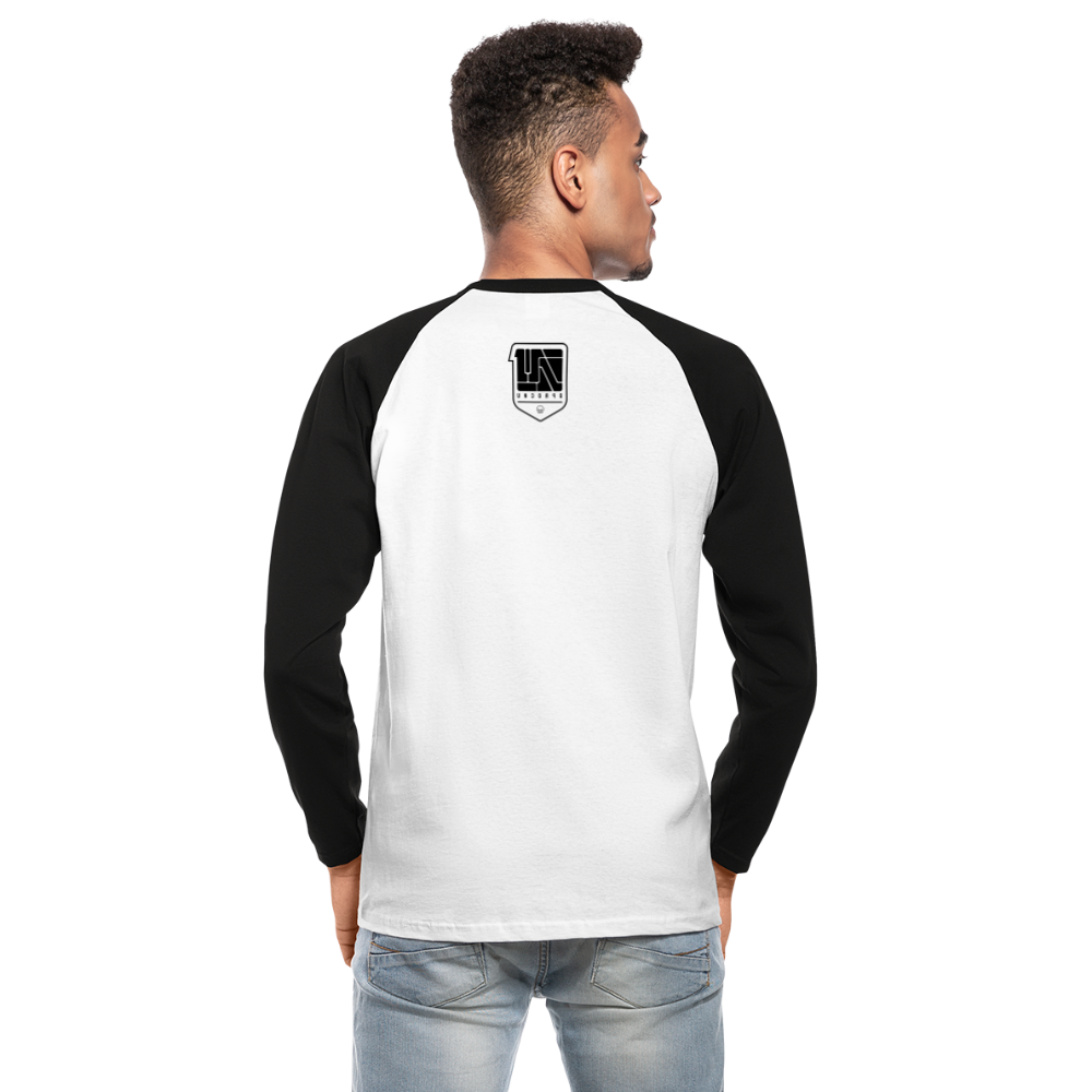 Baseball T-Shirt - UncorpoBrand001 - white/black