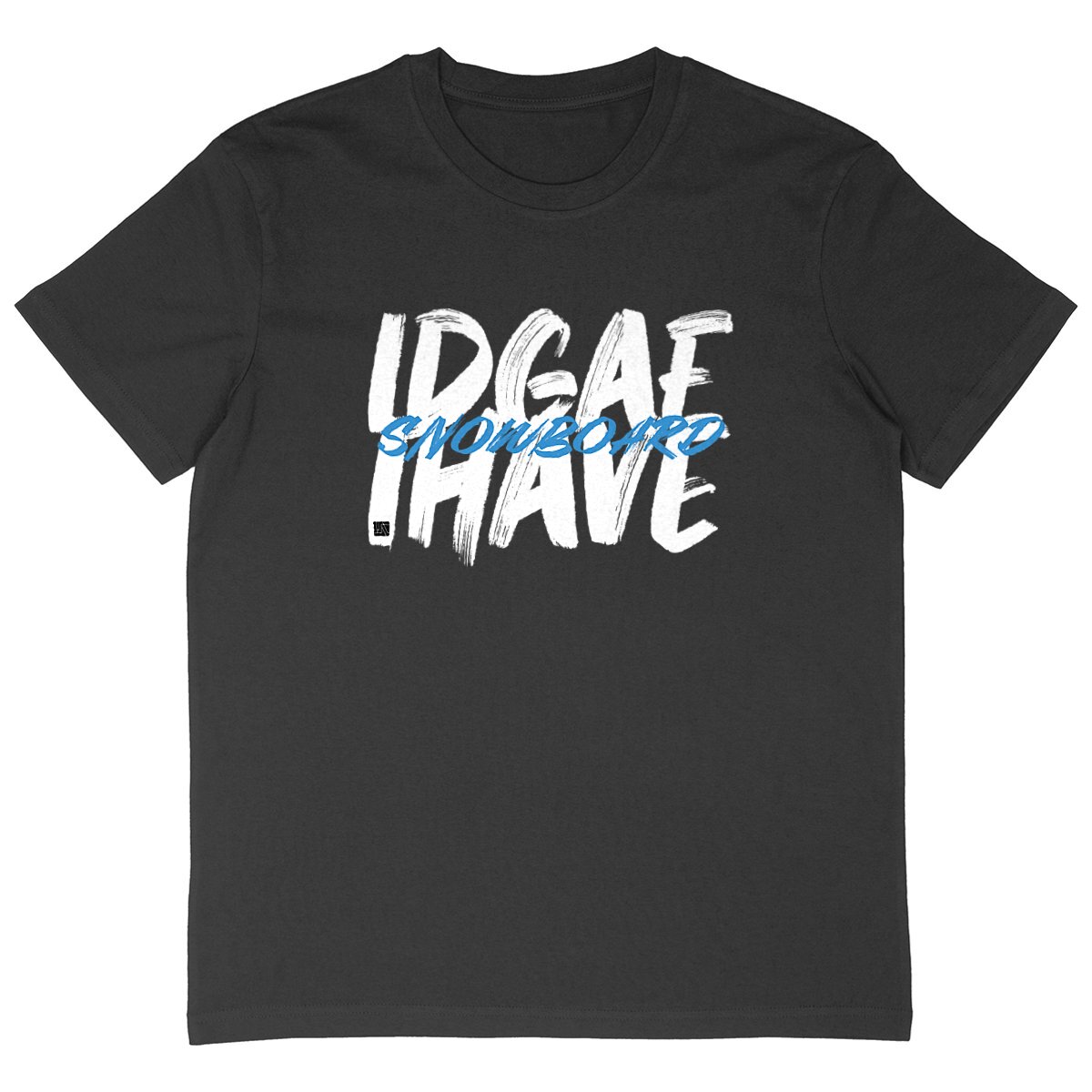 T-shirt Homme Oversized - IDGAF - Snowboard